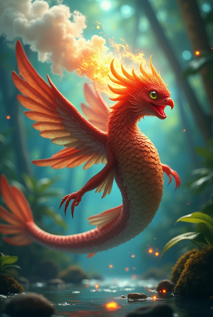 A fire-breathing river cockatoo fish
