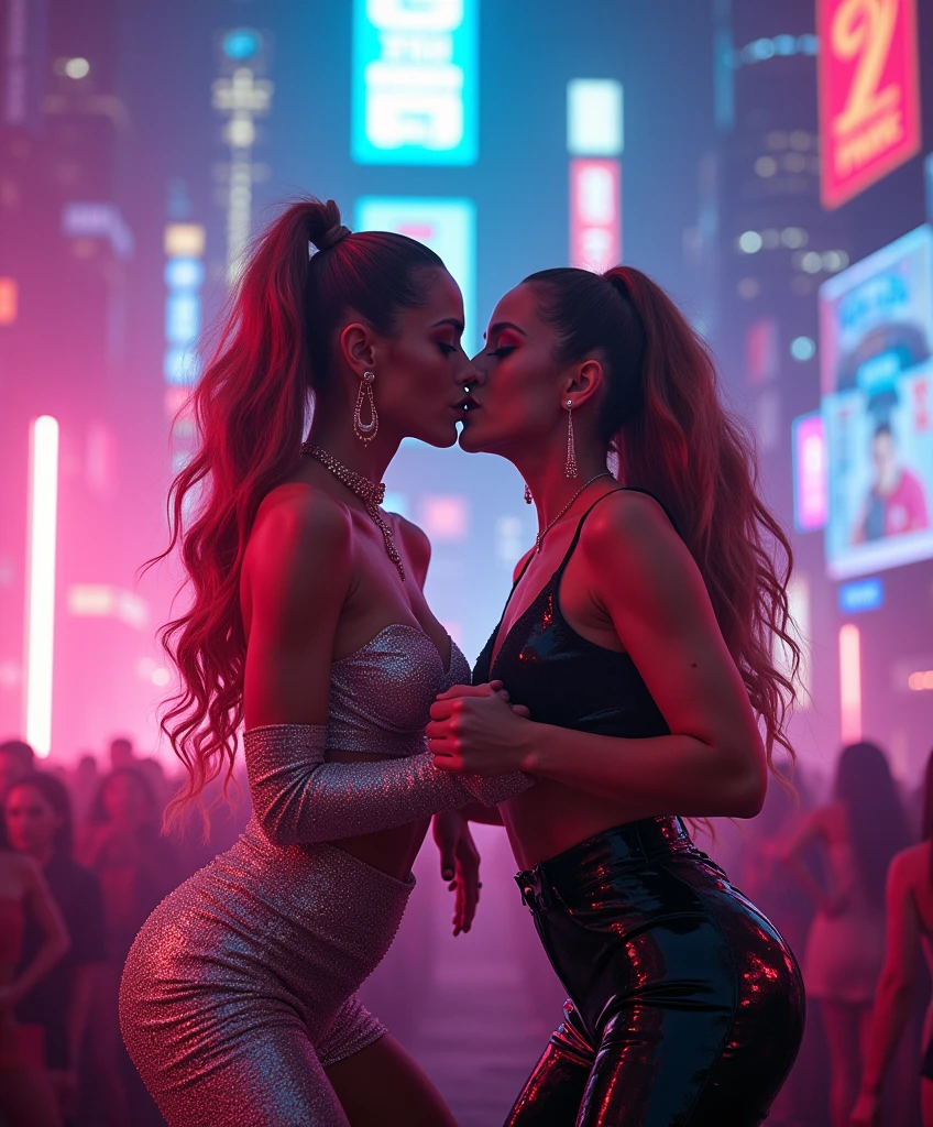 Jennifer Lopez and Ariana Grande