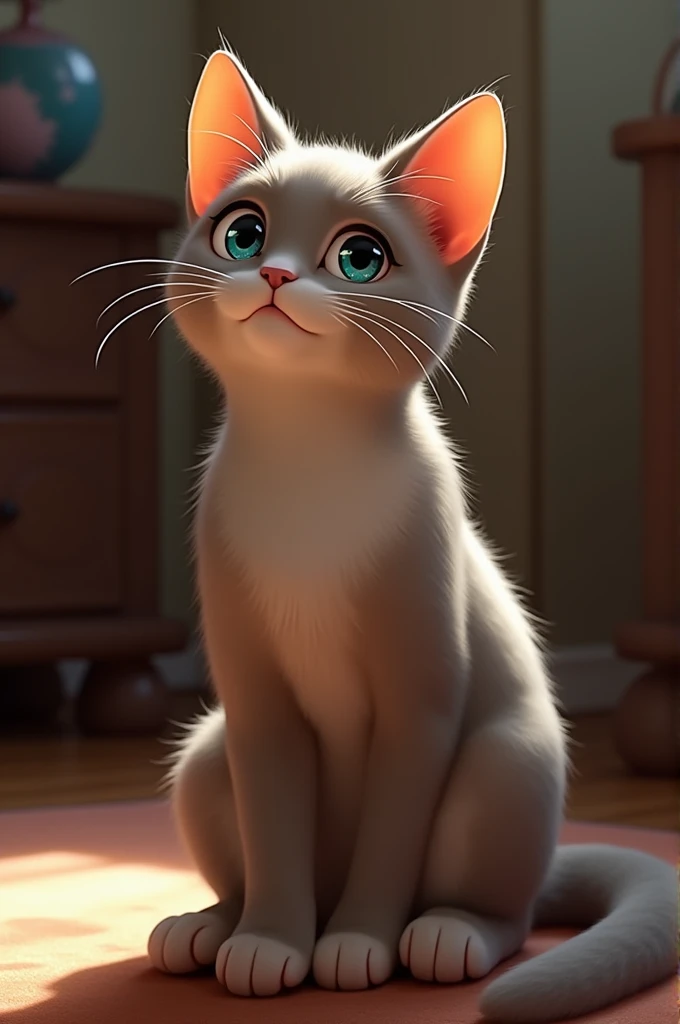 A cat looking somewhere 