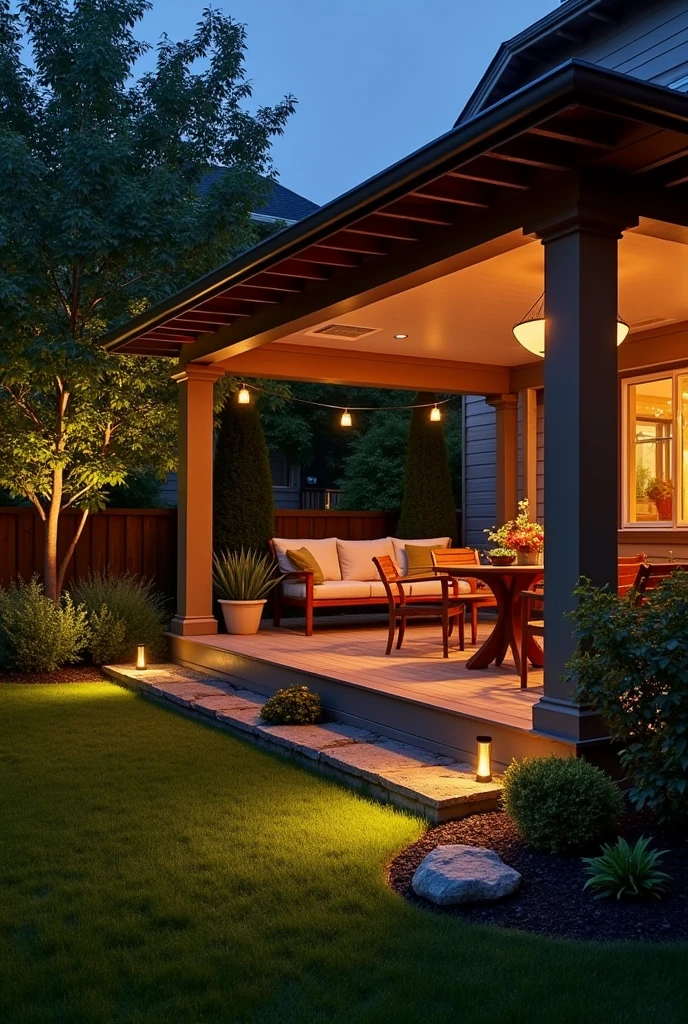 Illuminate Your Backyards:
Your backyard is a place where the right lights can turn an ordinary space into a cozy retreat. Use soft, stylish lighting to make evenings special and enjoyable.