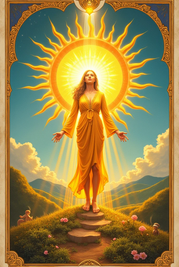 Tarot card sun