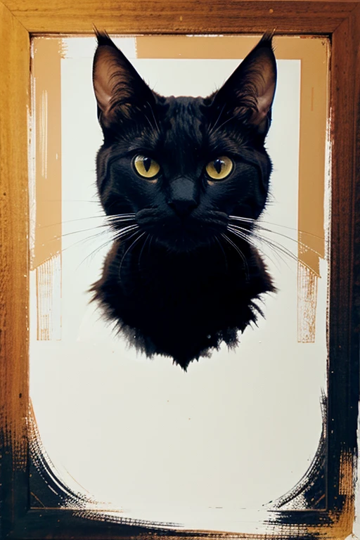 abstract cat art
