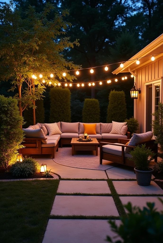 Illuminate Your Backyards:
Your backyard is a place where the right lights can turn an ordinary space into a cozy retreat. Use soft, stylish lighting to make evenings special and enjoyable.