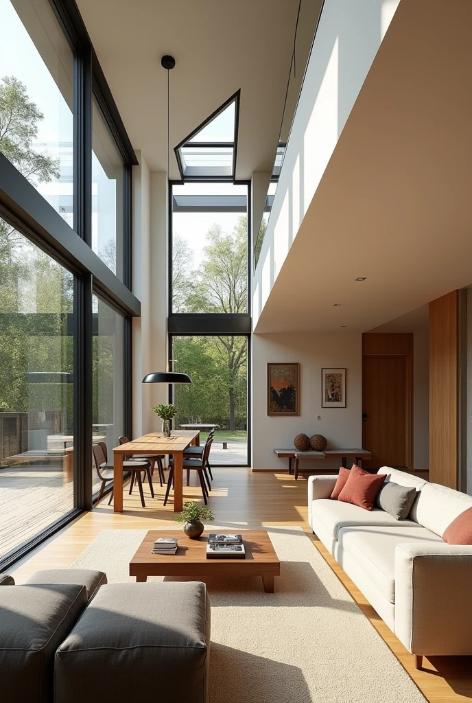 Modern  house Interior design for Lund six Sketches 