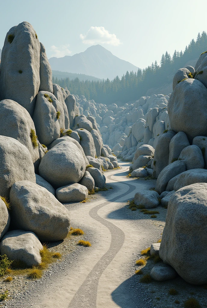 granite storage yard (ornamental rocks)