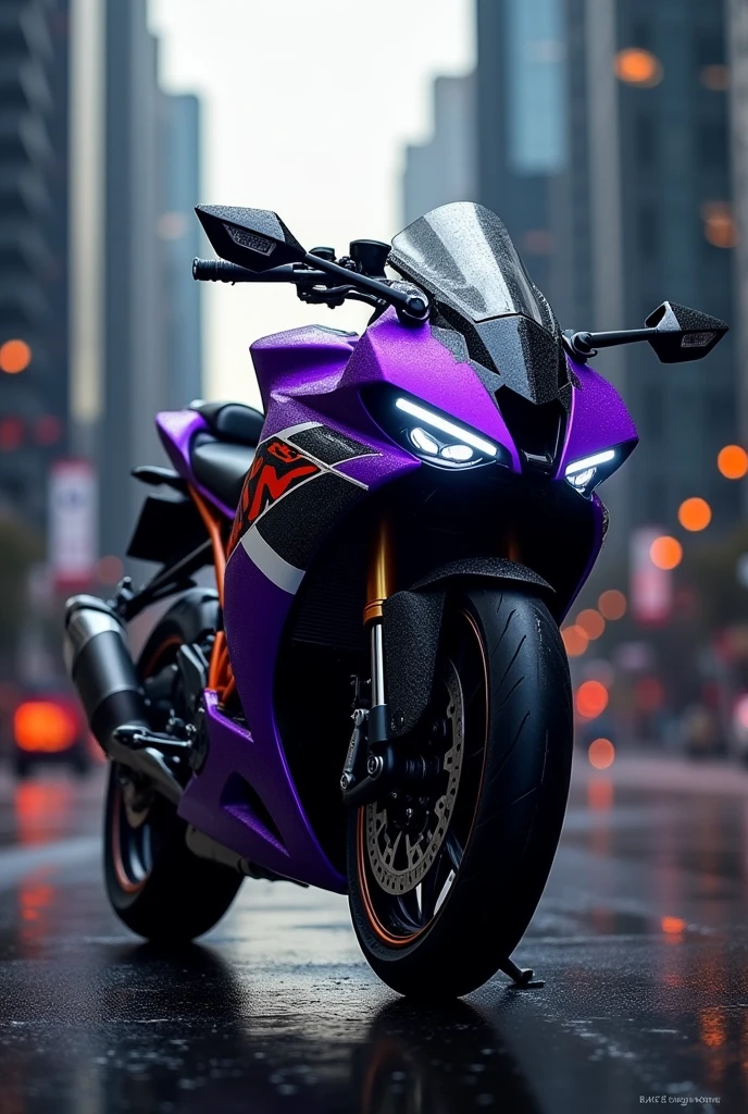 KTM 1390 R, purple and black