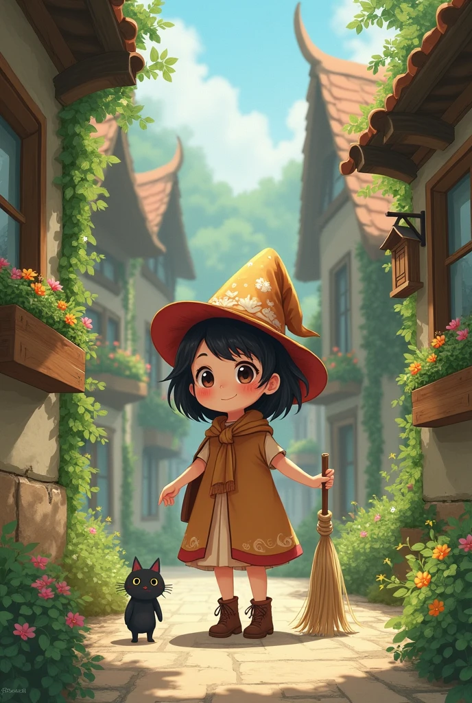 A girl like Kiki the Witch