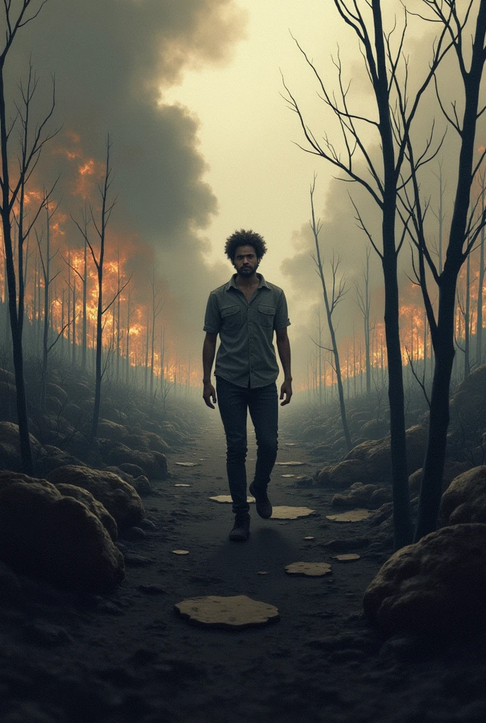 Make a banner about forest fires in Bolivia