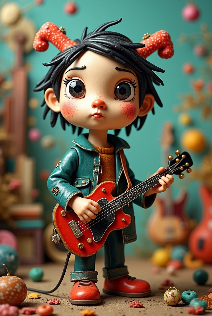 Created by Edouard Mapon, the Spanish Singer, as an art toy.