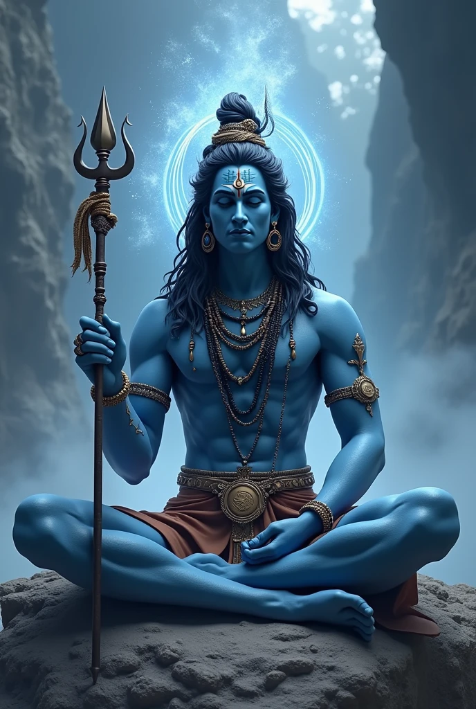 Lord Shiva with Damru Yogi