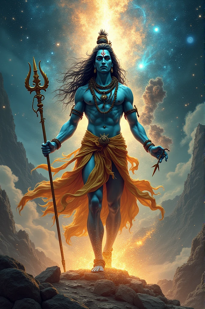 Lord shiva doing tandav