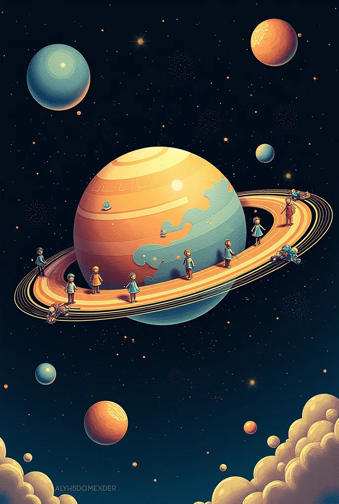 Design a sweater!
Now let little men dance and celebrate on the Saturn ring. From the logo to the motto Abiversal- 12 years in the wrong film. The logo should be relatively simple and based on the original Universal logo. Design it on a sweater small top left on the chest on the front and a little bigger in the middle on the back Could, so relatively plain and simple, Only outlines