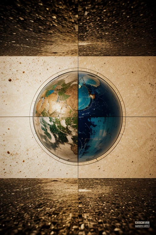 Abstract Art with Sustainable Future Themes