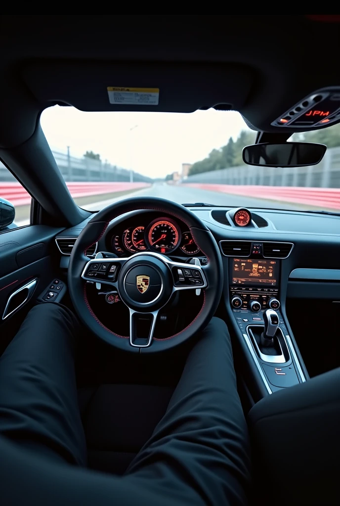Porsche Gt 3 from inside