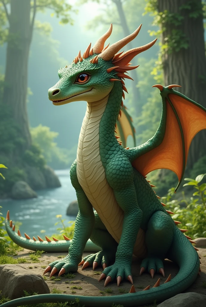 Dragon in puberty