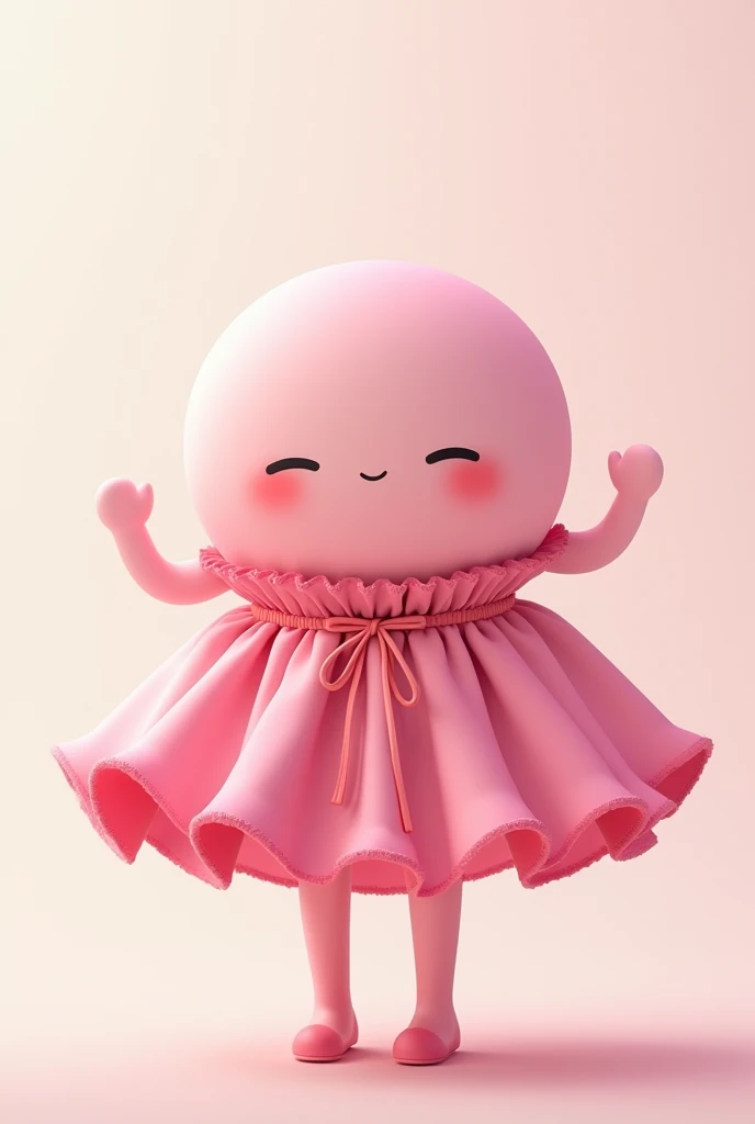 do the irineu (famous pink ball) with skirt