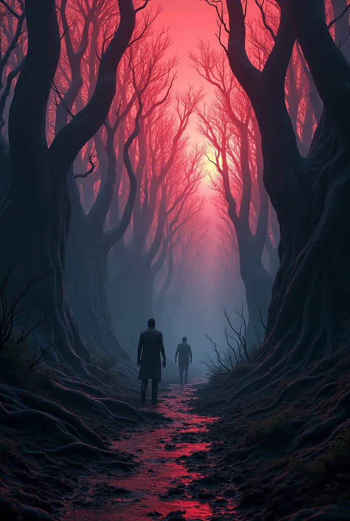Make a Stranger Things Upside Down Background