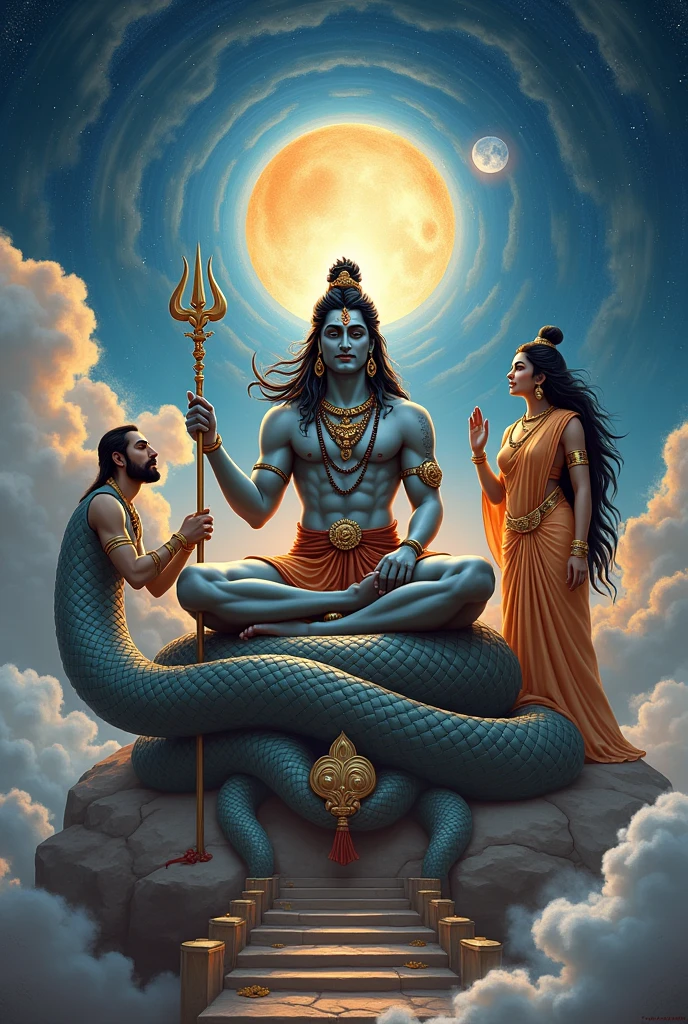 Mahadev sheshnag aur chandradev Parvati ji