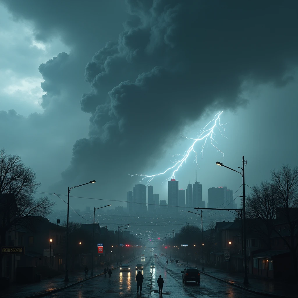 A Storm is approaching the city of Yuzhny. 