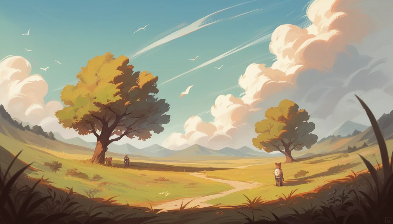 They had been friends since they were little and did everything together. They played in the fields, explored the forests, and even helped each other with their schoolwork.