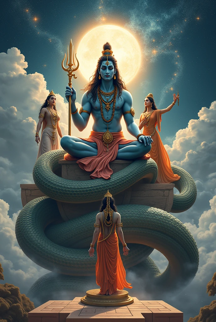 Mahadev sheshnag aur chandradev Parvati ji