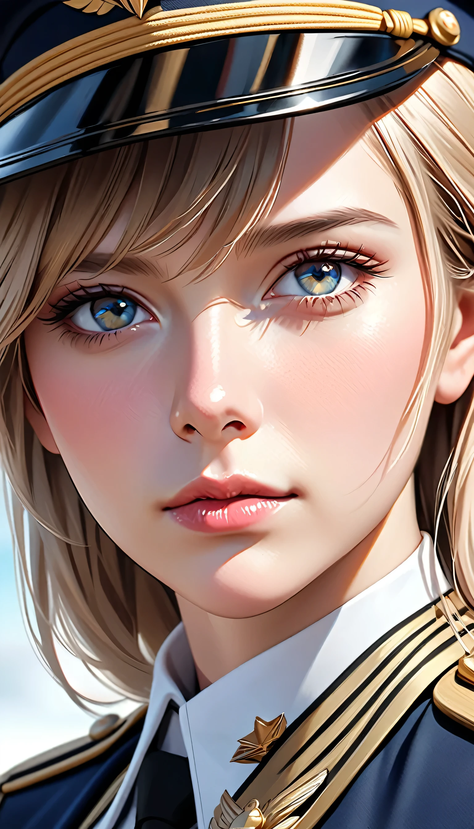 fleet admiral Coleman, best quality, 4k, 8k, highres, (masterpiece:1.2), ultra-detailed, (photo realistic,:1.37), looking at viewer, (face close up:0.4),