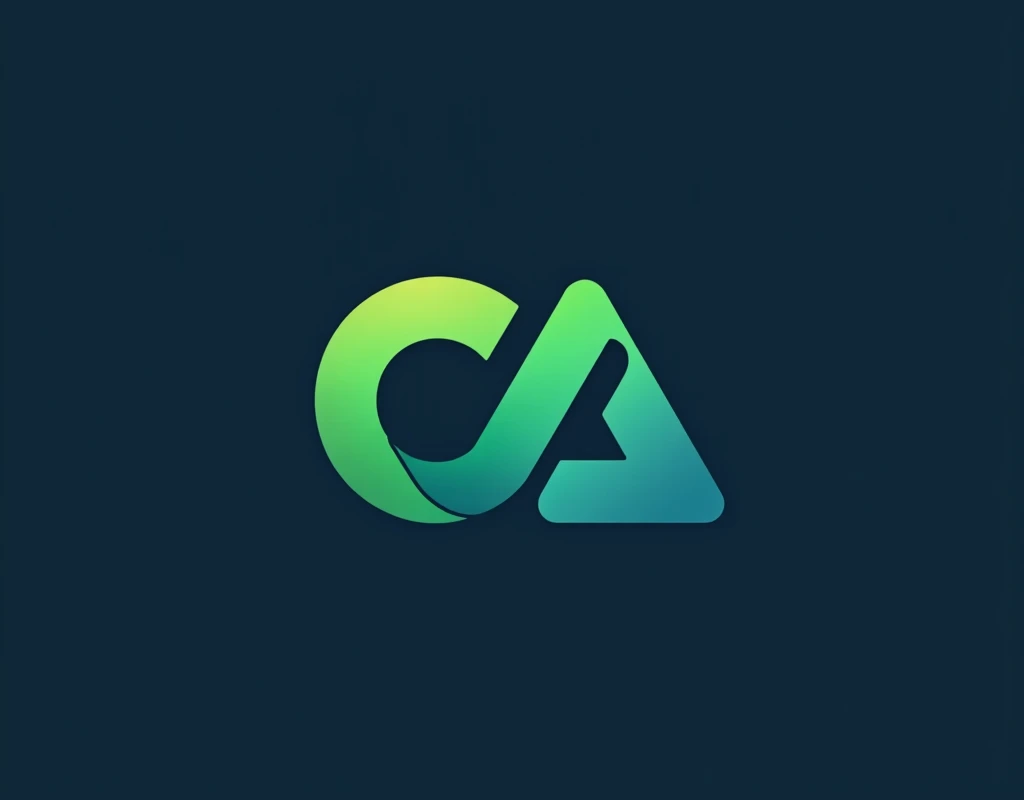 Design a modern, eye-catching logo for a financial services company named 'CA Anytime.' The logo should incorporate elements of finance, money, and trade, such as a graph symbolizing growth, currency symbols, or a financial chart. Integrate 'CA' into the design, possibly using a sleek and professional font that conveys trust and expertise. The color scheme should include shades of green and blue to represent financial stability and growth. The overall design should be attractive, memorable, and reflect the company's tagline 'We Know Finance Better.' Make sure the logo feels contemporary yet professional, appealing to a wide range of clients seeking financial services."