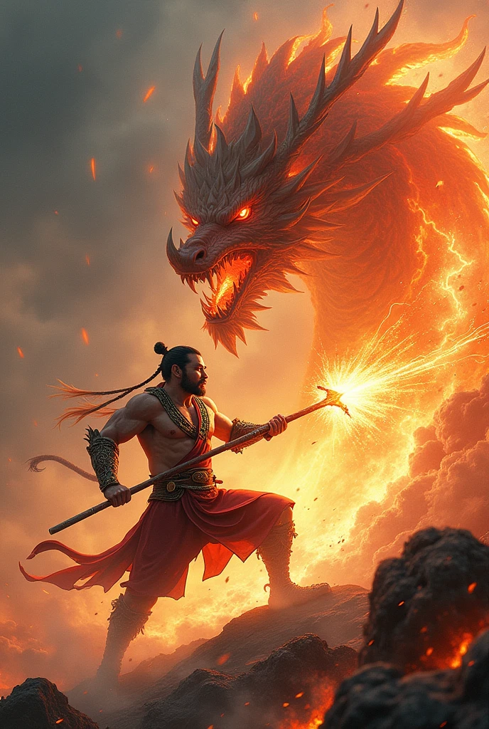 Fire game monster wukong