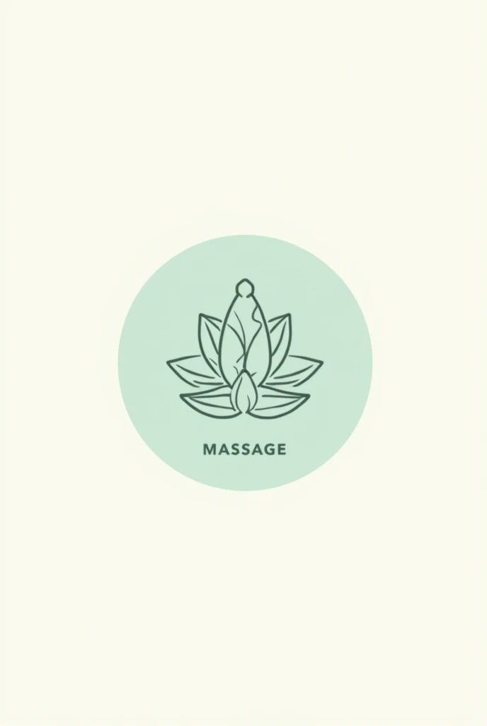 logo for instagram page massage. 