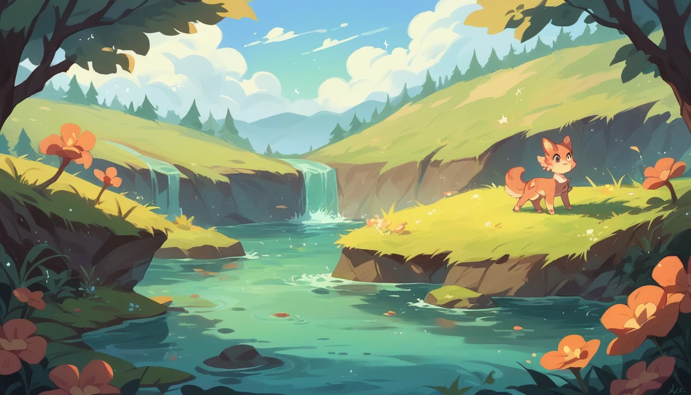 One sunny afternoon, while playing near the river, they discovered something unusual. There, by the edge of the water, lay a small, sparkling stone.
