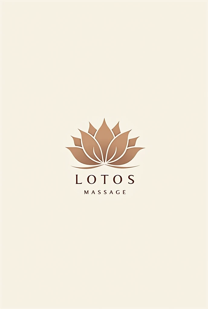 logo for instagram page  Lotos massage. 