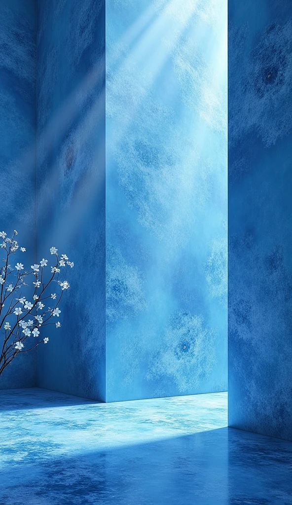 Blue wallpaper, 