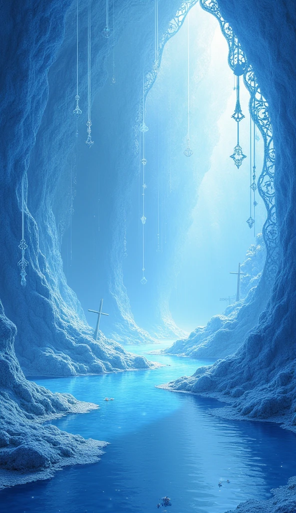 Blue wallpaper,