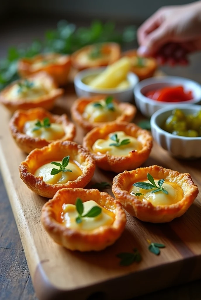 SMALL SAVORY PARTY SNACKS FOR 2 PEOPLE