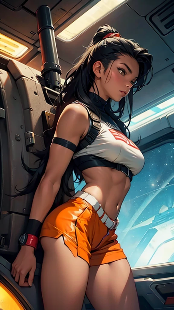 Amber Midthunder, from the Predator Universe, NSFW on another planet