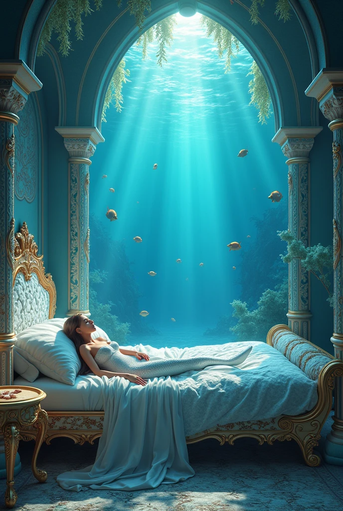 deep sea。Gorgeous Bedroom。