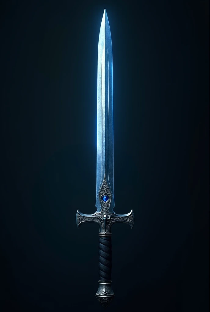 a blue-eyed dagger, ultra-detailed, realistic, highly detailed, intricate details, photorealistic, 8k, sharp focus, studio lighting, 3d render, volumetric lighting, dynamic lighting, cinematic lighting, cold color palette, moody lighting, dramatic lighting, chiaroscuro lighting, high contrast, dramatic shadows