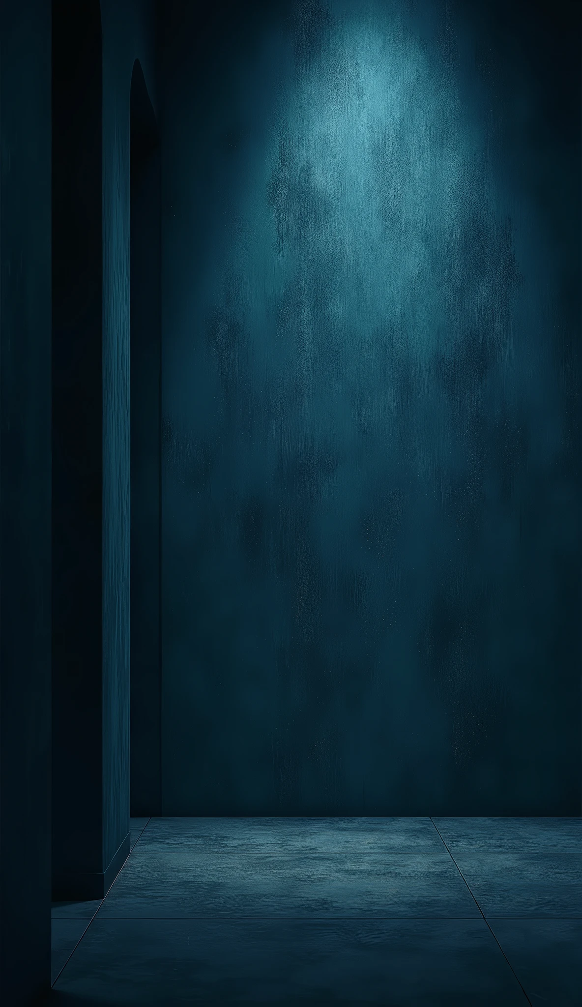 Blue wallpaper, dark