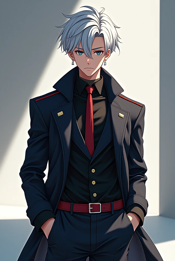 anime guy, fashion illustration , stunning, ultra hd