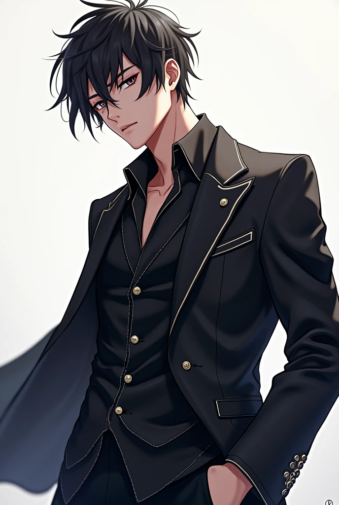 anime guy, fashion illustration , stunning, ultra hd