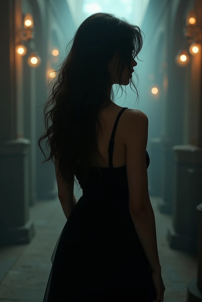 Woman from behind, brune