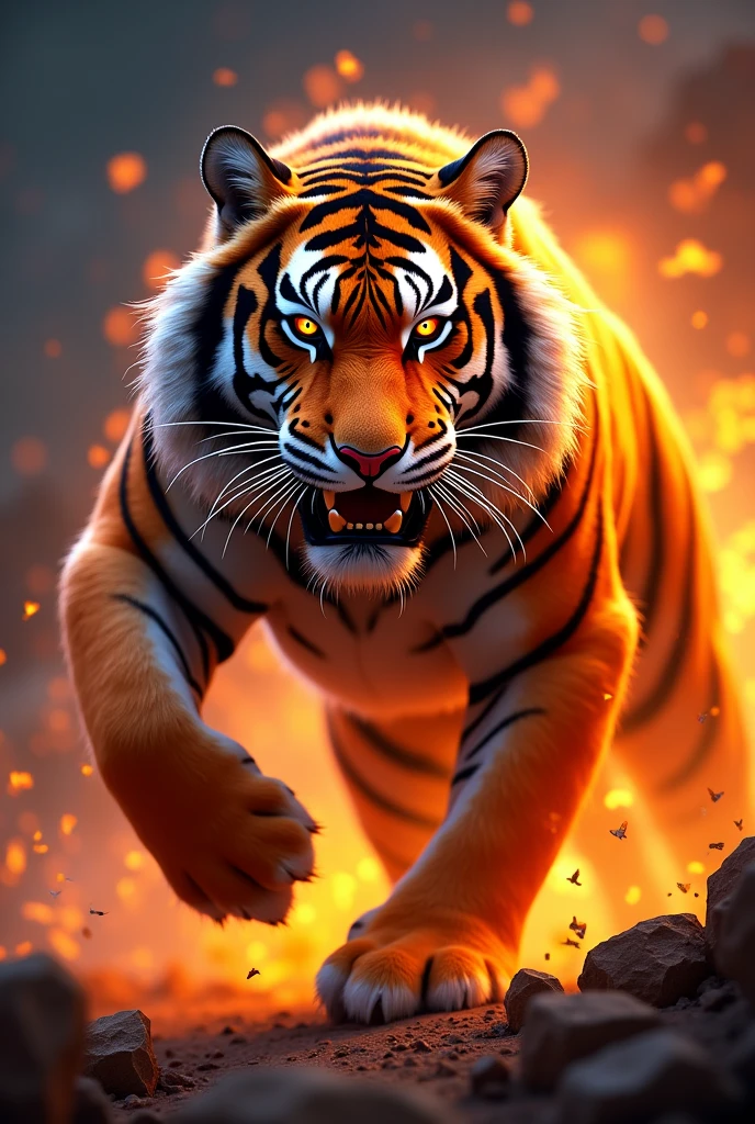 Tiger free fire max logo