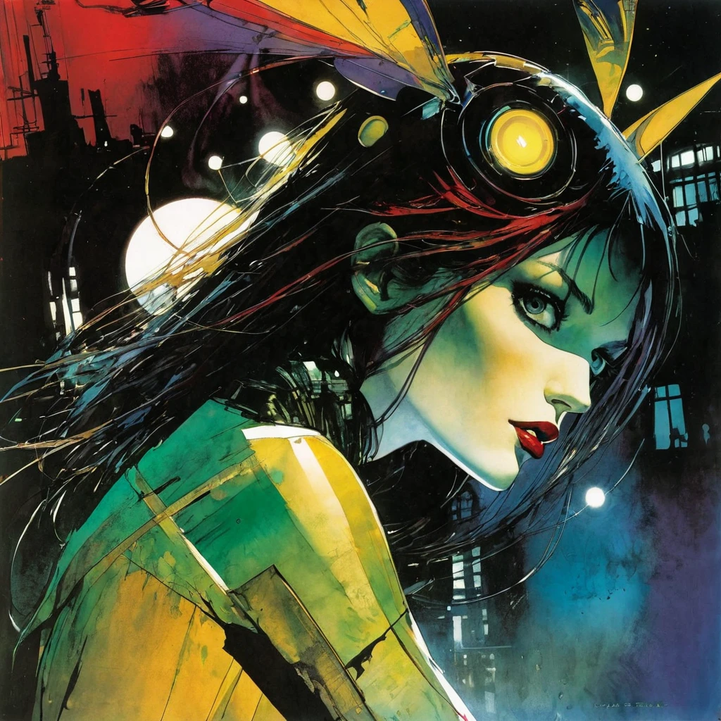 art inspired by Bill Sienkiewicz and Dave McKean