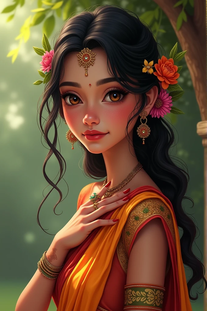 Indian teenage girl