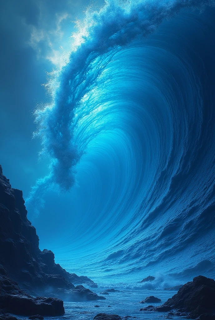Text of " mega blue sound