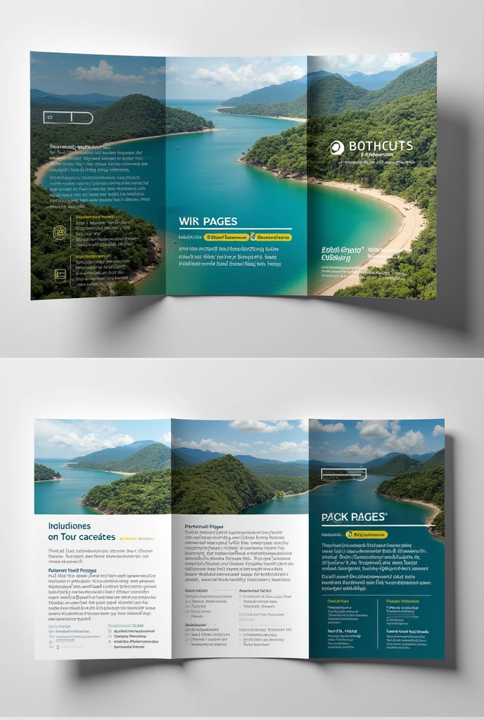  brochure about sa tour packages bohol Philippines and w/inclusions & exclusions just 3 folds