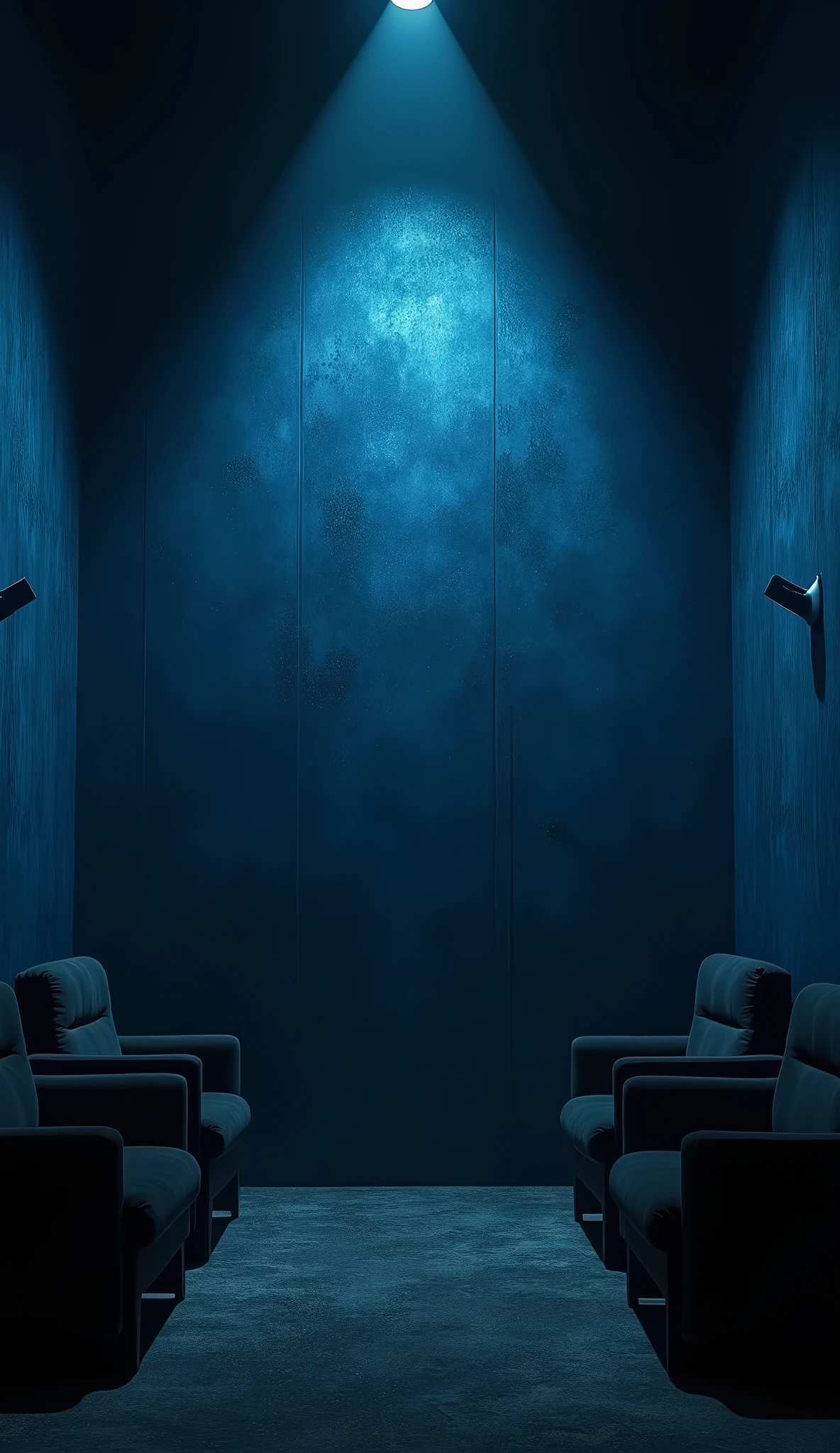 Blue wallpaper, dark, cinema, 