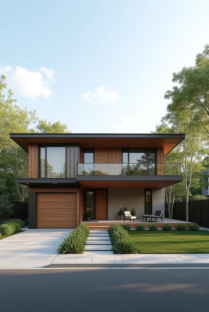 House in 3m by 40m plot

