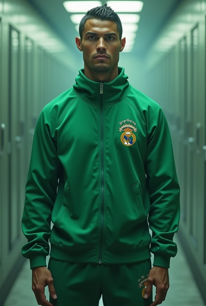 Cristiano ronaldo wearing squid game suit