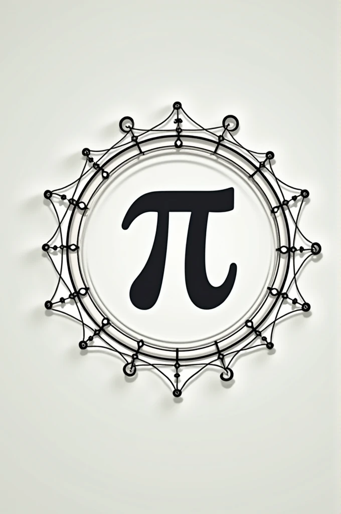 Create a circular logo that has the inscription PI6 and contains graphic elements that convey the idea of a group academic project. 